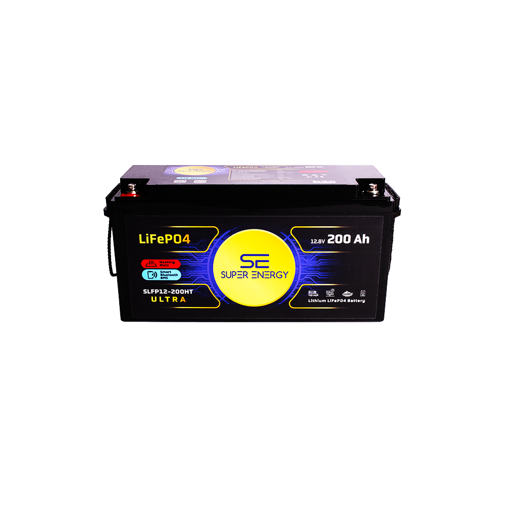 Akumulator Super-Energy LiFePO4 200Ah 12V Bluetooth + Mata Grzewcza