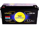 Akumulator Super-Energy LiFePO4 200Ah 12V Bluetooth + Mata Grzewcza