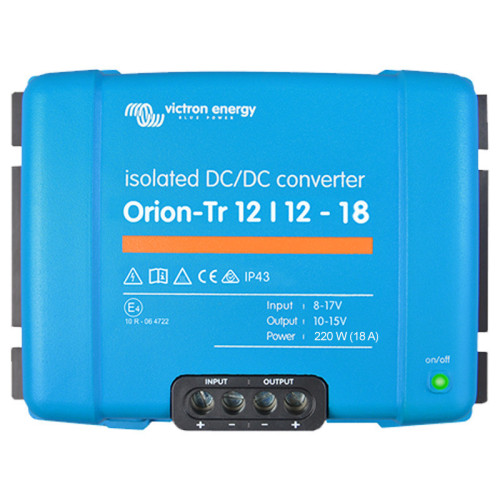 Victron Energy Orion-Tr 12/12-18A (220W) – Wydajny konwerter DC-DC