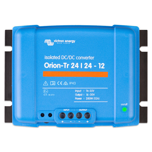 Victron Energy Orion-Tr 24/24-12A (280W) – Wydajny konwerter DC-DC