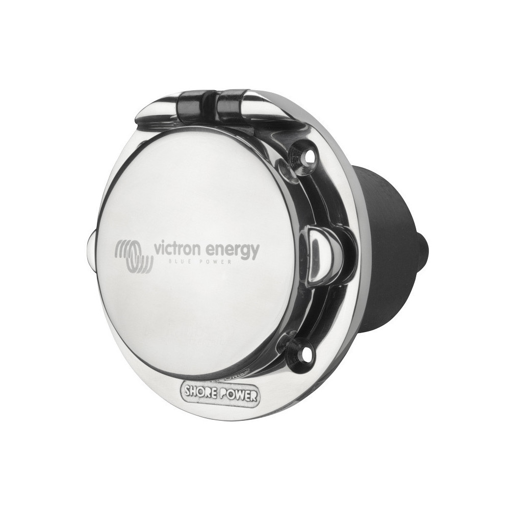 Victron Energy Power Inlet 32A Stainless Steel with Cover