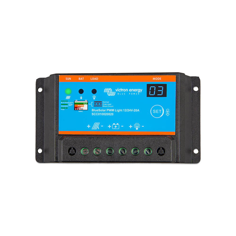 Victron Energy BlueSolar PWM-Light 12/24V-20A
