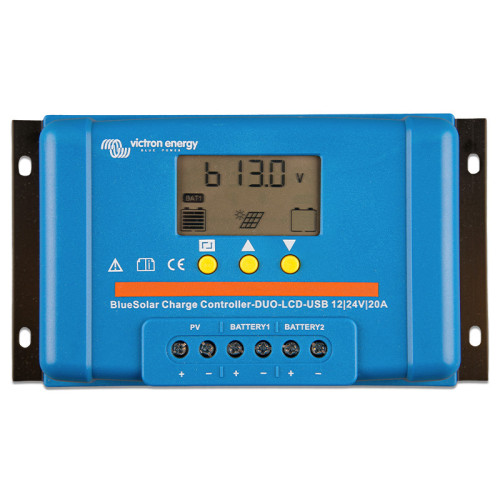 Victron Energy Regulator PWM DUO LCD&USB 12/24V-20A