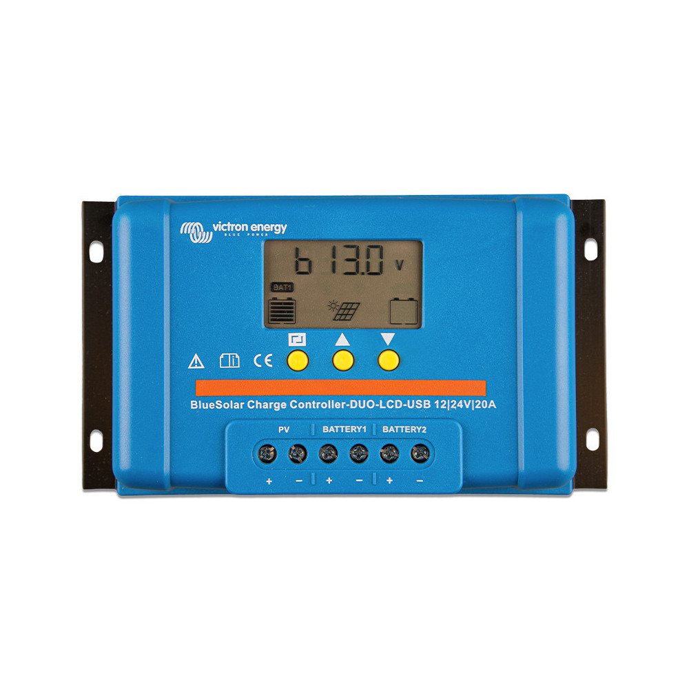 Victron Energy Regulator PWM DUO LCD&USB 12/24V-20A