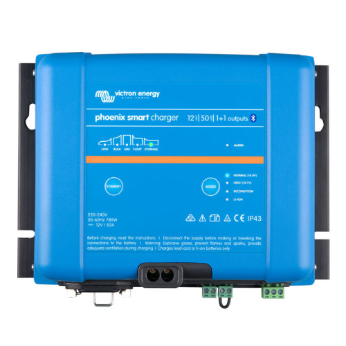 Victron Energy Phoenix Smart IP43 Charger 12/50 (1+1) 120/240V