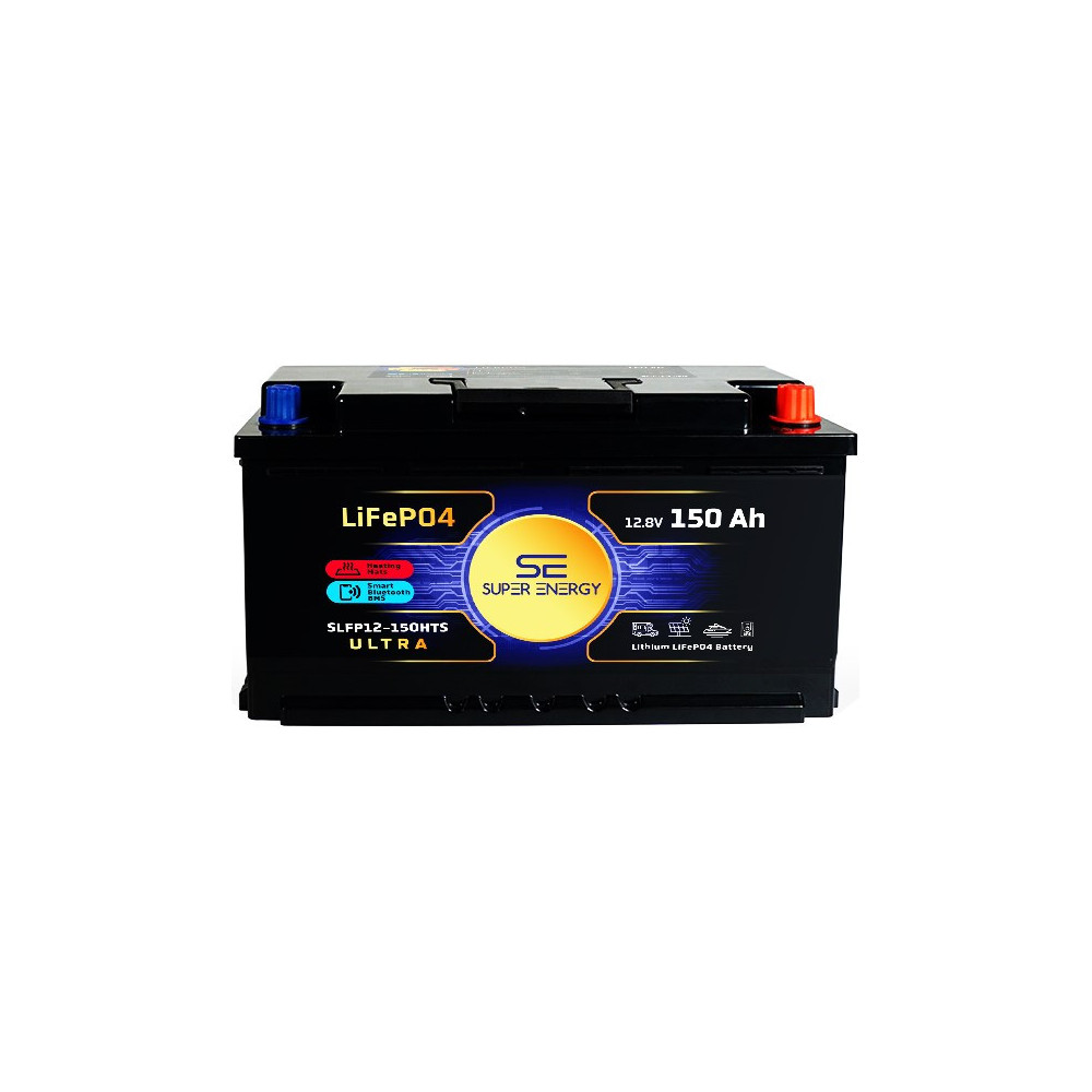 Akumulator Super-Energy LiFePO4 150Ah 12V Bluetooth + Mata Grzewcza