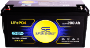 Akumulator Super-Energy LiFePO4 200Ah 12V Bluetooth + Blokada
