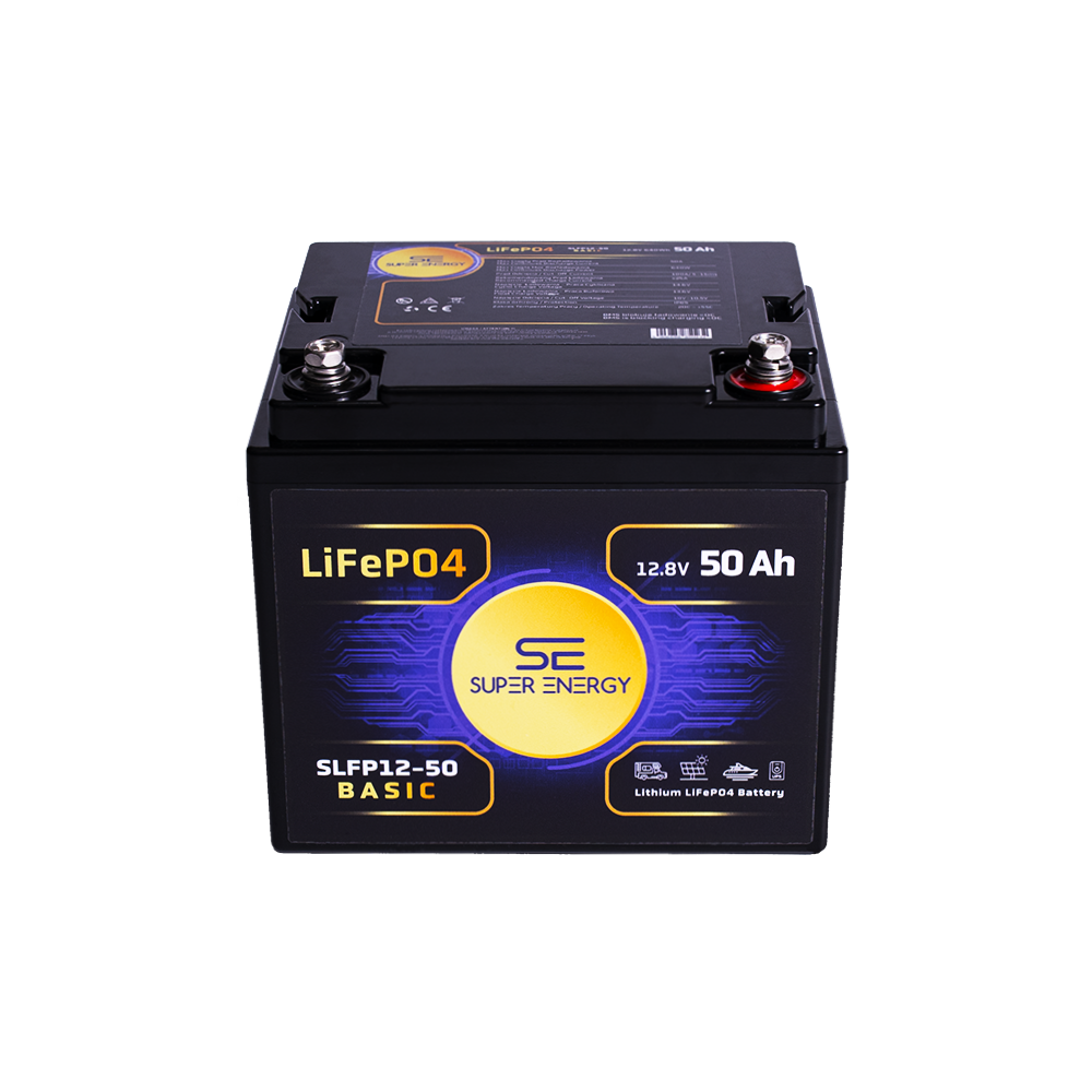 Akumulator Super-Energy LiFePO4 50Ah 12V + Blokada