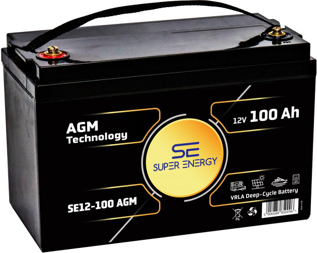 Akumulator AGM SE12-100 12V 100Ah | Do UPS, Kamperów, Łodzi