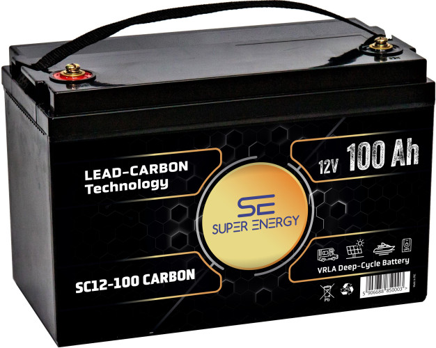 Akumulator SC12-100 12V 100Ah CARBON | Fotowoltaika, UPS, Kampery
