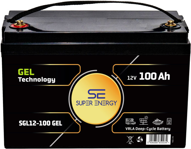 Akumulator żelowy SGL12-100 12V 100Ah | GEL, AGM, VRLA, Kampery, PV