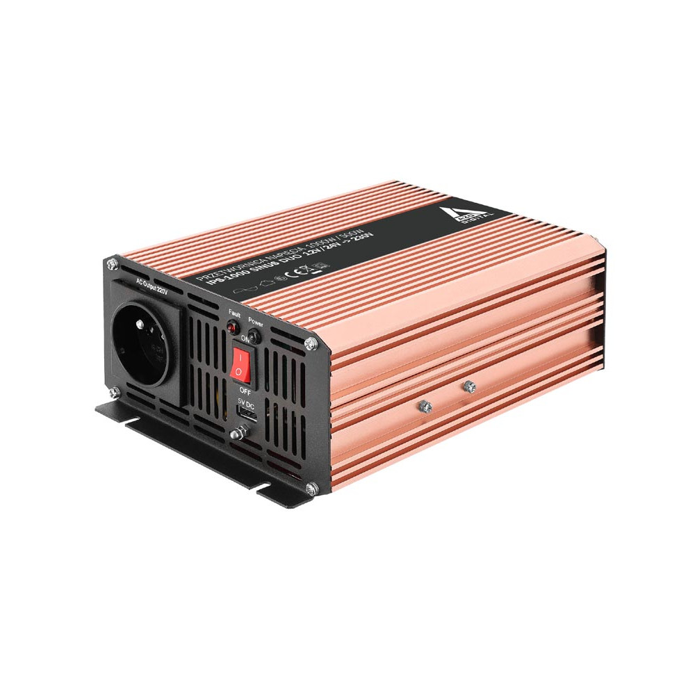 Przetwornica napięcia 12 VDC / 24 VDC / 230 VAC SINUS IPS-1000S 1000W DUO