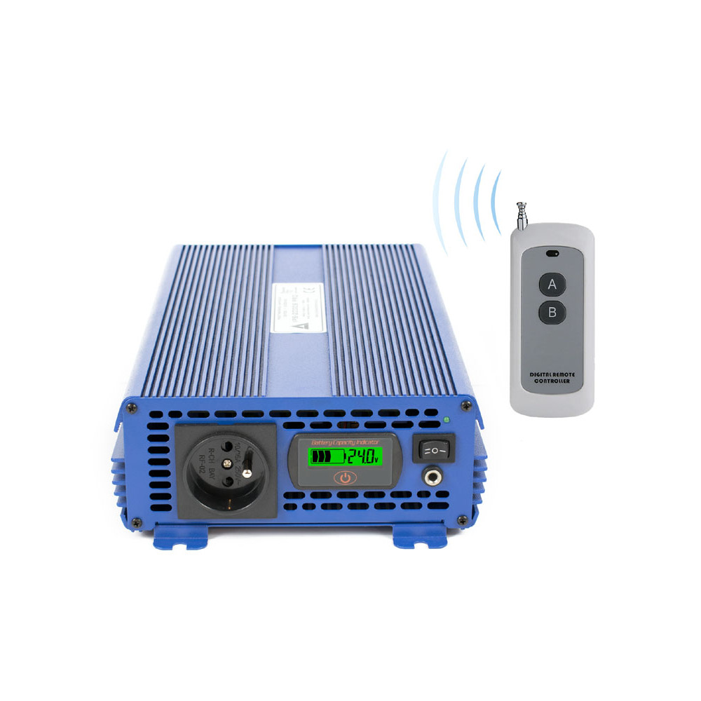 Przetwornica napięcia 24 VDC / 230 VAC ECO MODE  SINUS IPS-2000S PRO 2000W