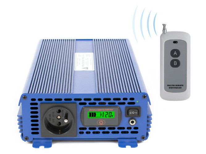 Przetwornica napięcia 12 VDC / 230 VAC ECO MODE  SINUS IPS-2000S PRO 2000W