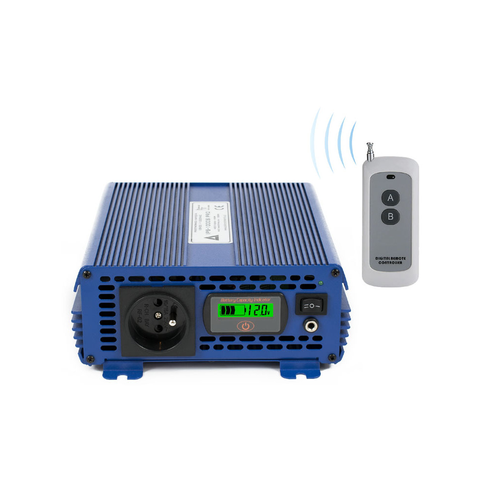 Przetwornica napięcia 12 VDC / 230 VAC ECO MODE  SINUS IPS-1000S PRO 1000W