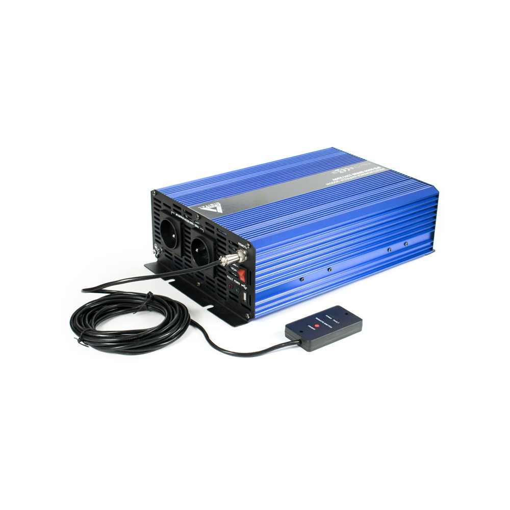 Przetwornica napięcia 12 VDC / 230 VAC SINUS IPS-3000S 3000W