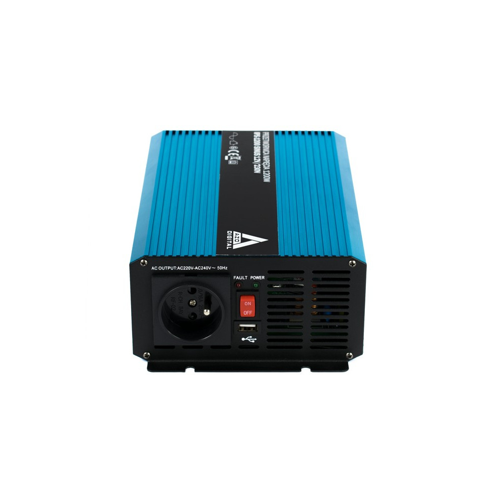 Przetwornica napięcia 12 VDC / 230 VAC SINUS IPS-1200S 1200W