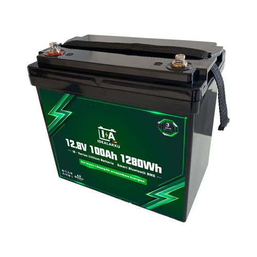 AKUMULATOR LITOWY LiFePO4 IDEALAKKU 12.8V 100Ah -MINI-