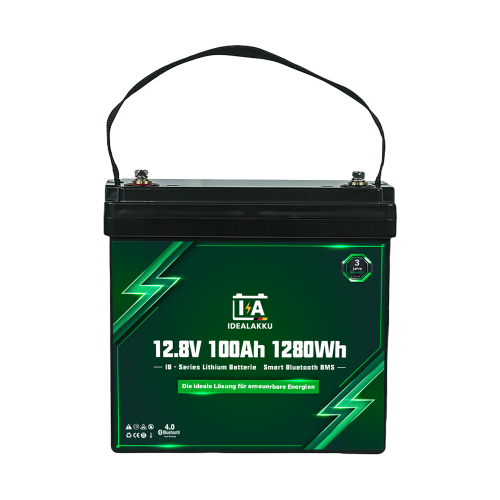 AKUMULATOR LITOWY LiFePO4 IDEALAKKU 12.8V 100Ah -MINI-