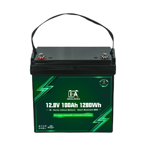 AKUMULATOR LITOWY LiFePO4 IDEALAKKU 12.8V 100Ah -MINI-