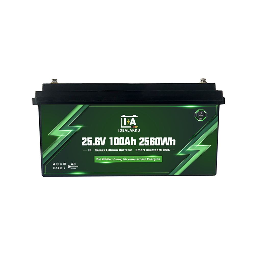 AKUMULATOR LITOWY IDEALAKKU LiFePO4 25,6V 100Ah + BLUETOOTH