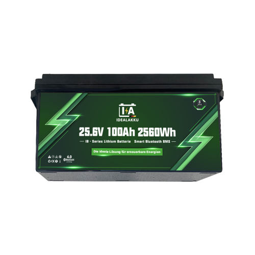 AKUMULATOR LITOWY IDEALAKKU LiFePO4 25,6V 100Ah + BLUETOOTH