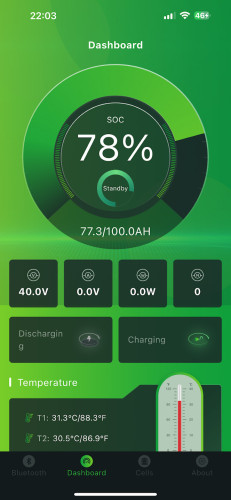 AKUMULATOR LITOWY IDEALAKKU LiFePO4 25,6V 50Ah + BLUETOOTH
