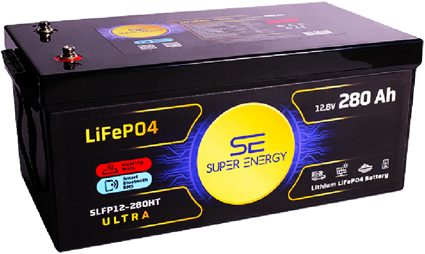 Akumulator Super-Energy LiFePO4 280Ah 12V Bluetooth + Mata Grzewcza